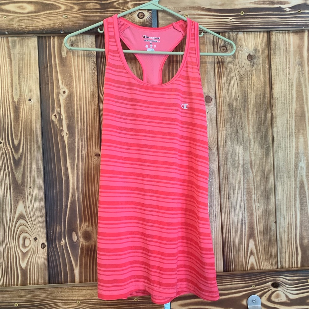 Champions pink sleeveless workout top